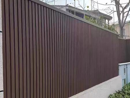 Outdoor wood plastic panel rendering