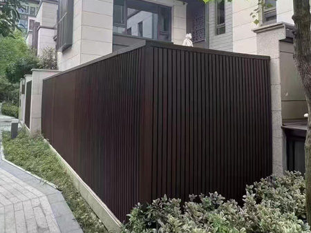 Outdoor wood plastic panel rendering